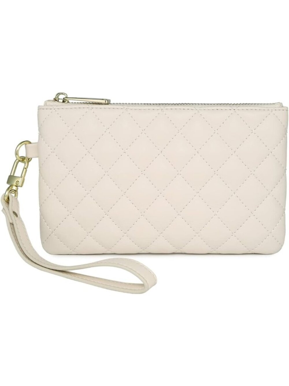 Genuine Leather Wristlet Clutch Bag with Card Slots & Strap for Men & Women